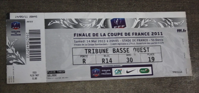 Pass Presse – Finale Coupe De France PSG / Strasbourg 1995 – Ticket Original