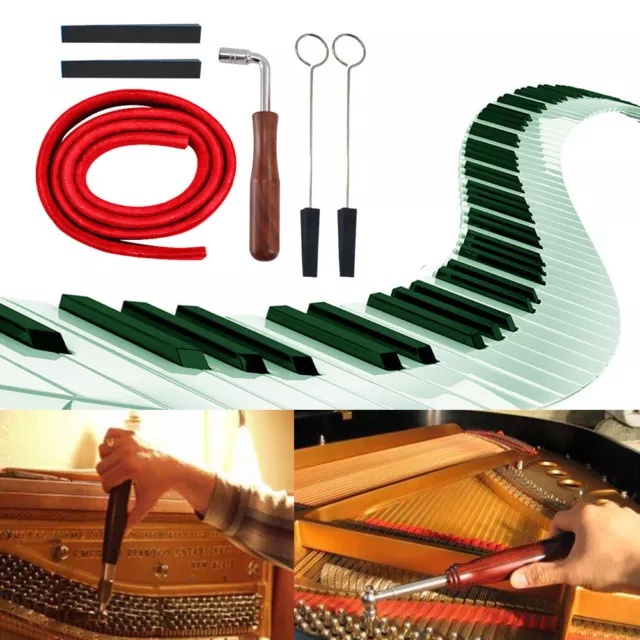 Tragbares Klavier Stimmhebel Werkzeuge Kit Stummhammer Zum Selbermachen Set Musikinstrument 2