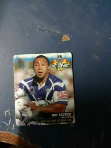 Hot Shot Tazo Rugby League Card Nrl 2006 Rare roy asotasi