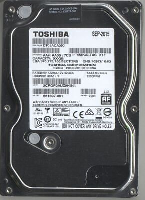 DISCO DURO HDD Toshiba MQ01ACF050 500GB SATA PS3 PS4 Portátil Laptop EUR 34,95 PicClick FR
