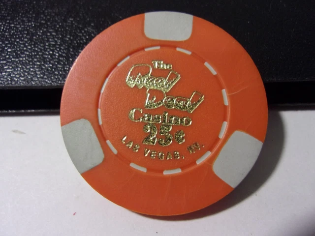 THE REEL DEAL CASINO 25¢ hotel casino gaming poker chip - Las Vegas, NV