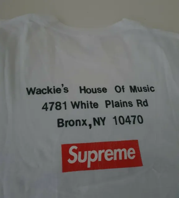 Rare SS13 Supreme Wackies tee white size medium M t-shirt vintage box logo