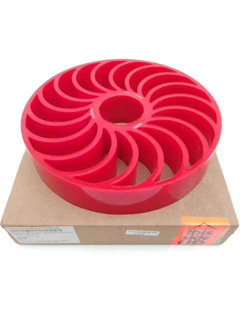 Pinch Wheel 141K287H01 Low Pressure, Red Poly, 10"x2"