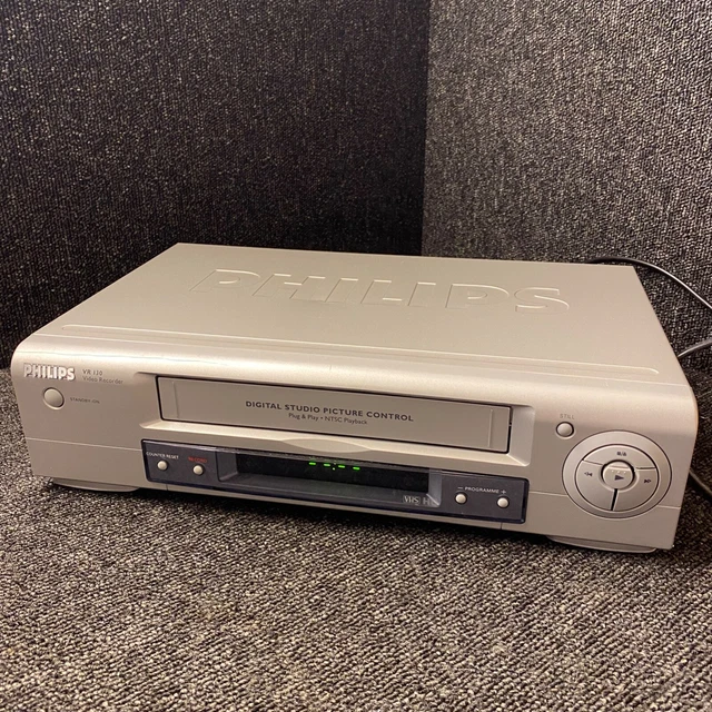 PHILIPS VR130/07 VCR VHS Cassette Player Recorder Plug & Play NTSC