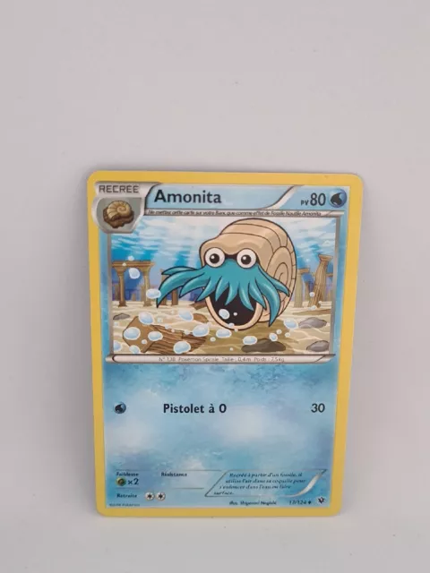 Carte Pokémon Amonita 17/124 impact des Destins Française