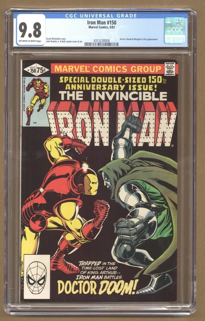 Iron Man 150 (CGC 9.8) Doctor Doom Morgan Le Fey Romita Jr. 1981 Marvel T535