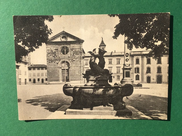 Cartolina Prato - Chiesa Di S.Francesco e Fontana Dei Delfini - 1960