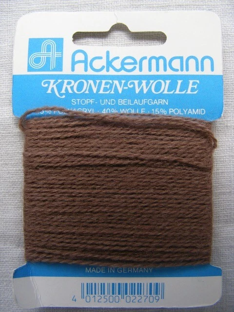 Assortimento Filo Per Rammendo Stopfgarn Stopftwist - 6 Gomitoli Da 20m In Cotone 100%, Colori Assortiti (bianco, Nero, Grigio, Rosso, Blu, Beige) - 5