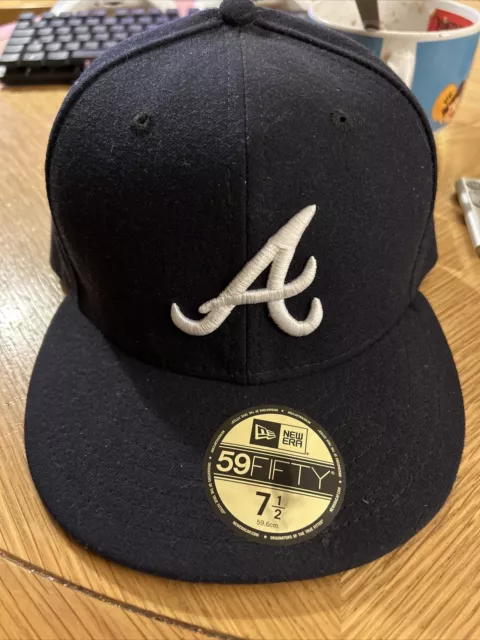 New Era 59FIFTY Atlanta Braves Baseball Cap - MLB League Essential - Black