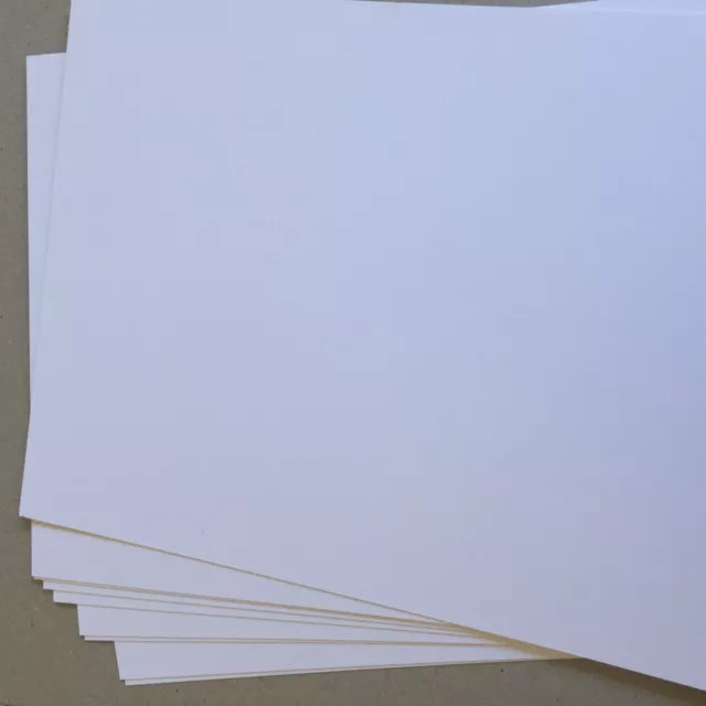 SUPER WHITE 300gsm  x 20 Smooth A4 cardstock Card acid free PREMIUM CARD 3