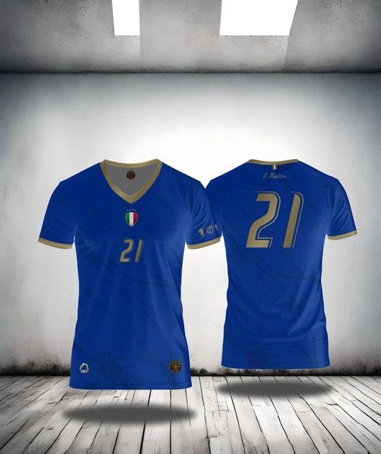 ITALY NATIONAL TEAM Football Shirt Concept EURO 2024 Tribute Andrea