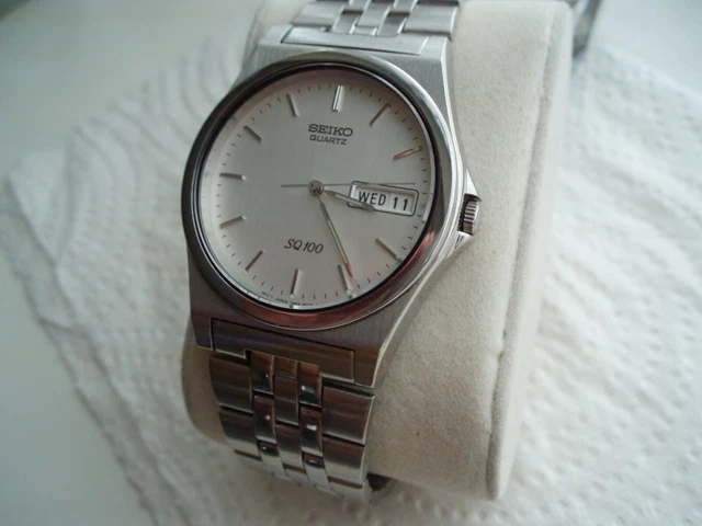 SEIKO WATCH - SQ100 - Quartz - Water Resistant 100m - Excellent Condition  £ - PicClick UK