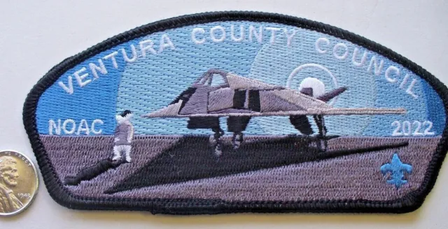 NOAC 2022 Topa Topa Lodge Ventura County Council California CSP F-117 Black Bdr