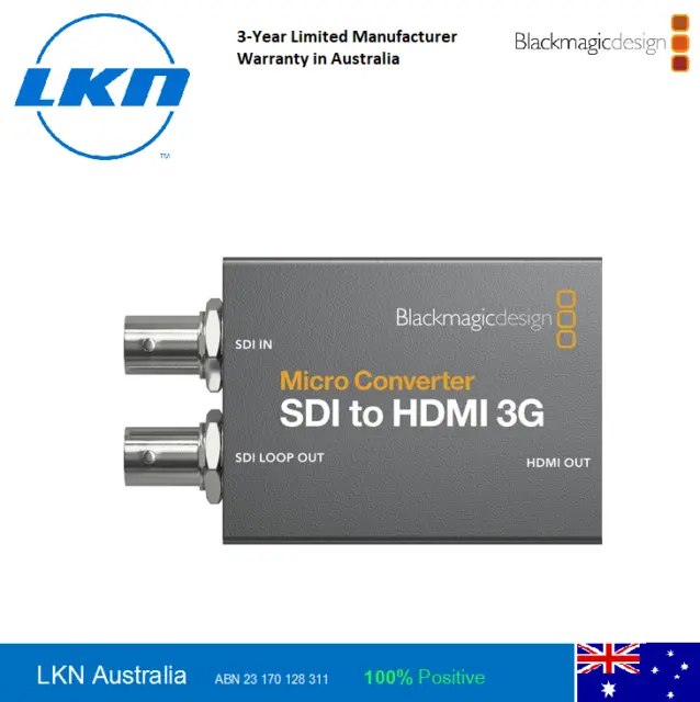 Blackmagic Design Micro Converter SDI to HDMI 3G, no PSU