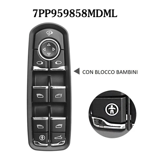 1 Paio Di Interruttori Per Alzacristalli Elettrici Anteriori Destro E Sinistro Camioncino 78 91 87938854