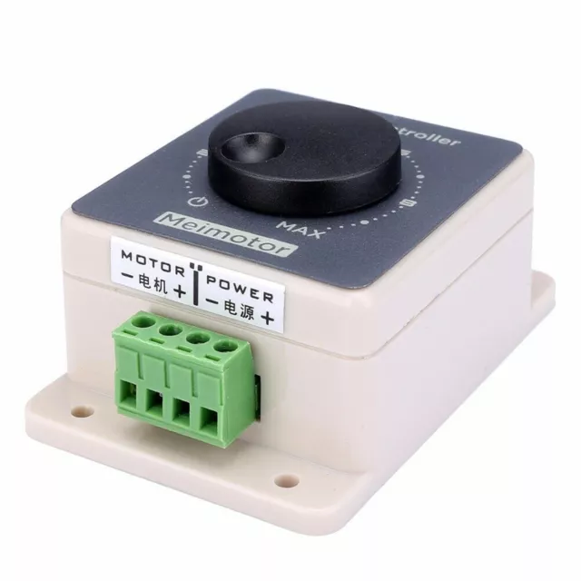 PWM 12V 24V 48V 20A DC 10-60v Motor Adjustable Speed Controller Regulator Switch