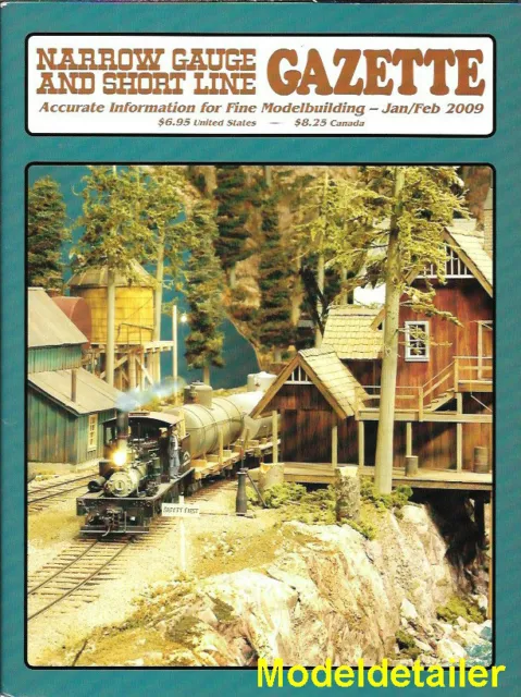 Narrow Gauge Gazette Jan.09 D&RGW Asn Juan South Pacific Coast Caboose Flat Iron