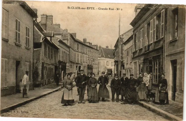 CPA St-Clair-sur-Epte-Grande Rue (177223)