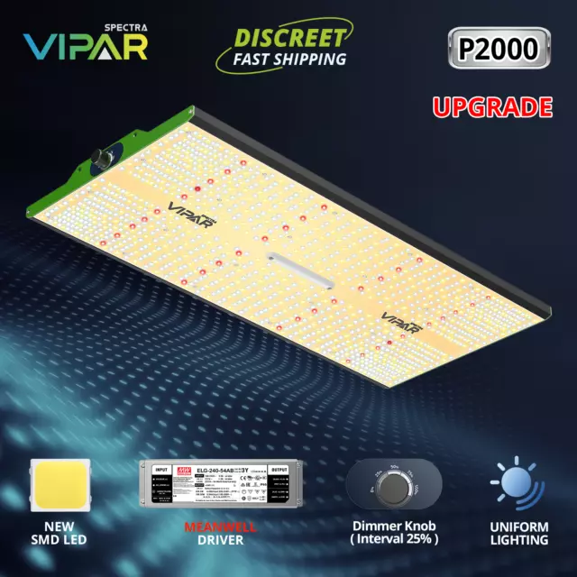 2024 Upgrade VIPARSPECTRA P2000 LED Grow Light Sunlike Full Spectrum Indoor Veg