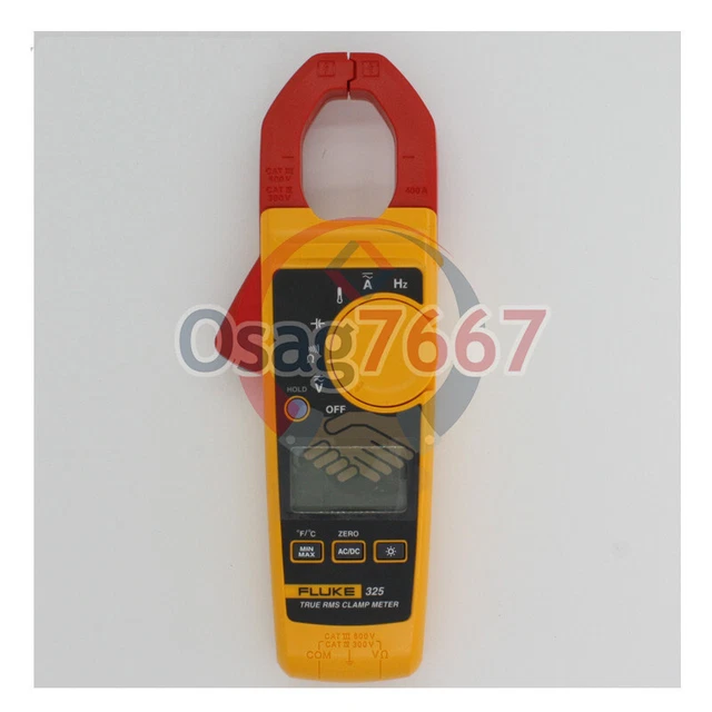 1pcs  Fluke 325 True-RMS Clamp Meter 40.00 A 400.0 A with Soft carrying case