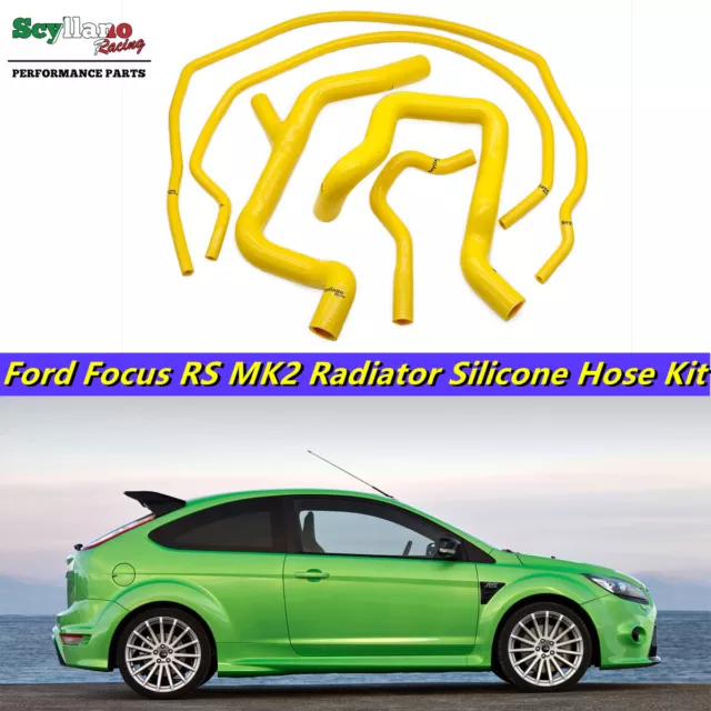 Silicone Radiator Water Hose For Ford Focus RS MK2 MKII Rad Silicon Cooling Tube
