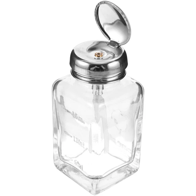 3 Leere Alkohol-Pumpspender, 200 Ml, Mit Edelstahlpumpe Für Nagellackentferner & Reiniger
