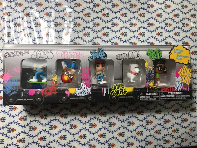 Alpha Group Subway Surfers “Shorties” Mini Figure Collection - 5 Pack, 2''  Scale