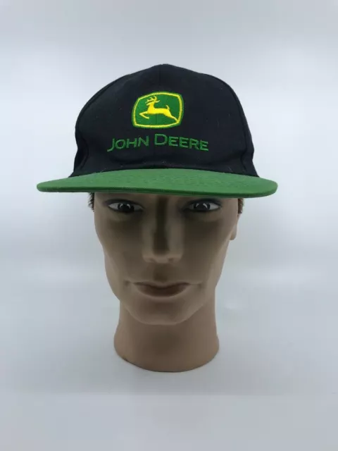 John Deere Nothing Runs Like a Deere Tractor Trucker Snapback Hat Embroidered