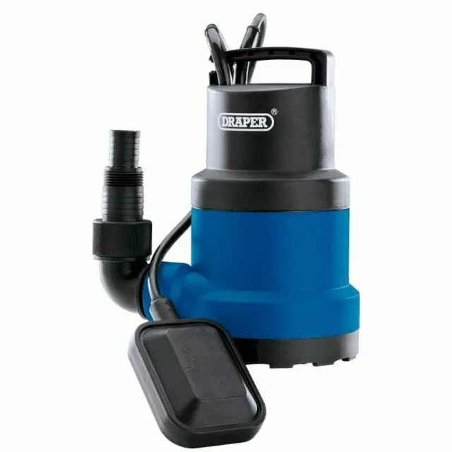 Draper Submersible Water Pump with Float Switch 108L/Min 250W 230V 98912 Ex D