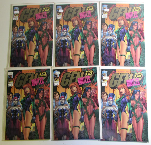 Gen 13 Bootleg Lot of 6 #1 Image Comics (1996) 1st Print Comic Books