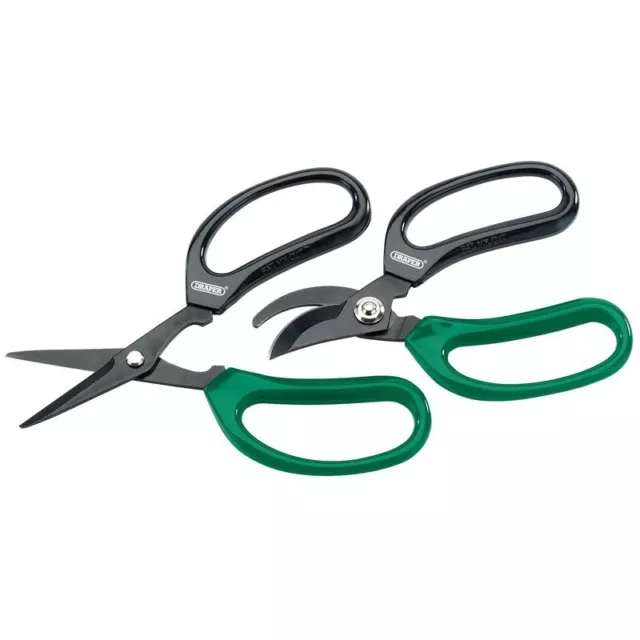 Draper 2 Piece Soft Grip Garden Scissor Set + House Plant Trimming 18299