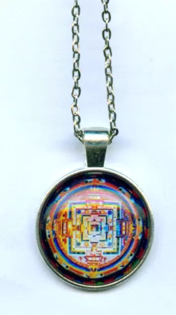 Halskette Mandala Necklace Yantra Meditation Esoterik