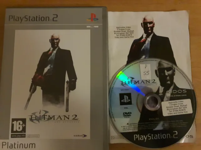 Hitman 2: Silent Assassin Sony PlayStation 2 PS2 PAL Complete Platinum