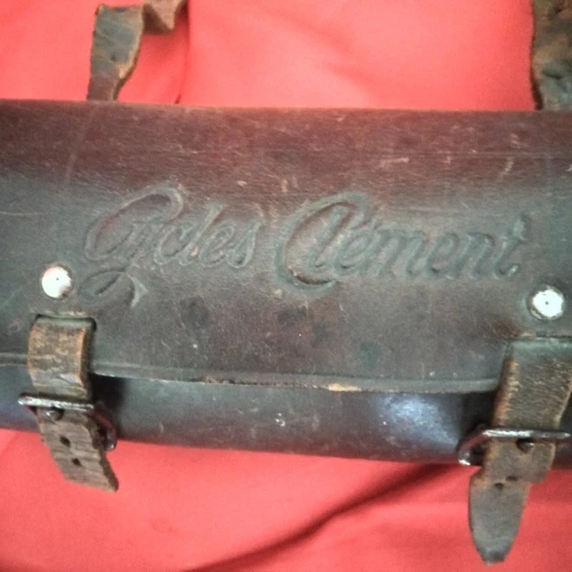 Ancienne Sacoche à Outils Vélo En Cuir Marron - Longueur 15,5 Cm - Vintage, Fonctionnelle