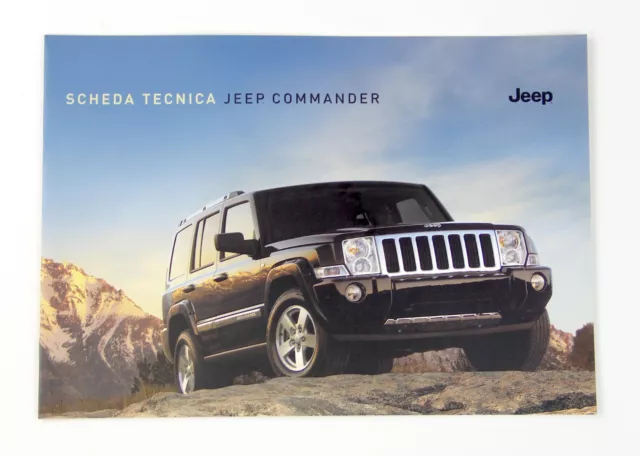Jeep Commander - Scheda Tecnica - Brochure - Depliant - Catalogo 2006