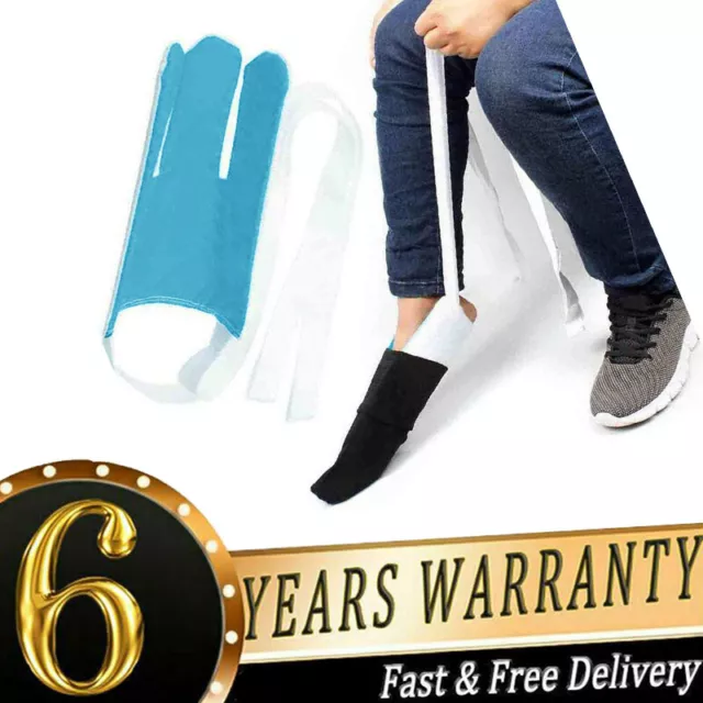 Medias deslizantes de ayuda para calcetines fáciles de encender dispositivo para mujeres embarazadas ancianos