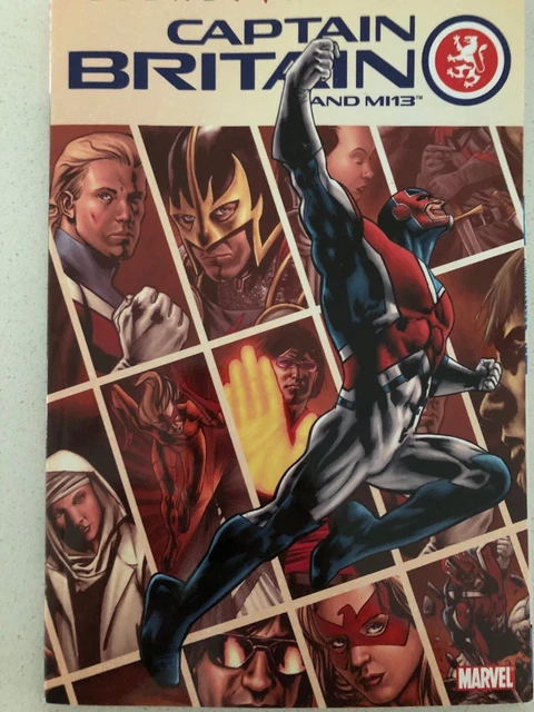 Captain Britain and MI13 Vol 1 OOP TPB Blade Black Knight Marvel Comics 2009 NM