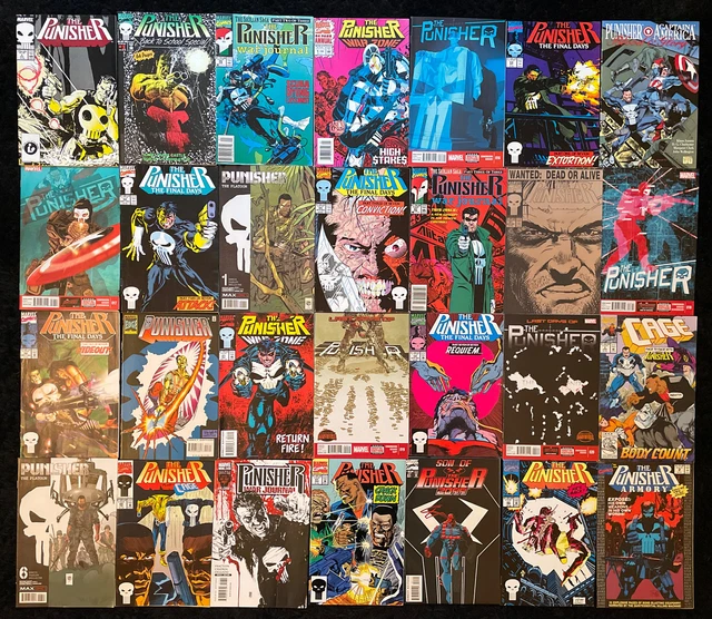 Punisher Comics (Lot of 28) Vol. 2 - War Zone Journal - Platoon 2099 Special #1