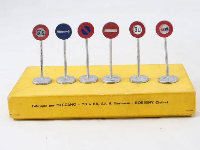 BOÎTE PANNEAUX DE Signalisation Numéro 41 Dinky Toys EUR 25,00