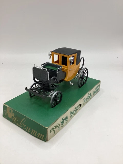 Brumm 013 - Série Historique 1/43 - Voiture Dress Chariot Du Comte De Caledonia Ecosse 1850 4 Chevaux Neuf En Boite A73606