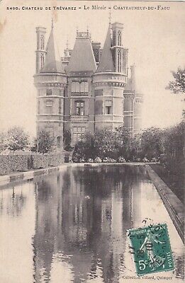 FRANCE - Chateauneuf du Faou - Le Miroir - Chateau de Trevarez 1910