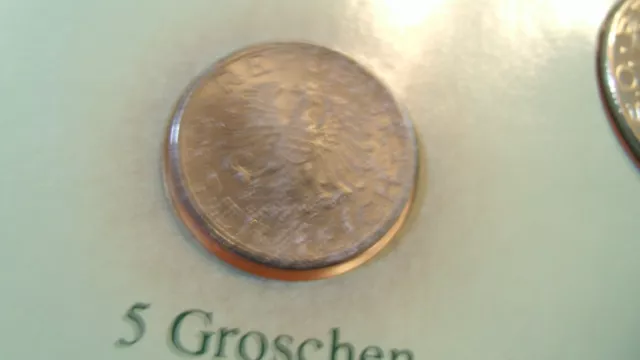 Coin Sets of All Nations Austria 1981 UNC 20,10,5,1 Schilling 50,10,5,1 Groschen 3