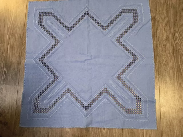 HARDANGER Tischdecken Handarbeit 73X73cm