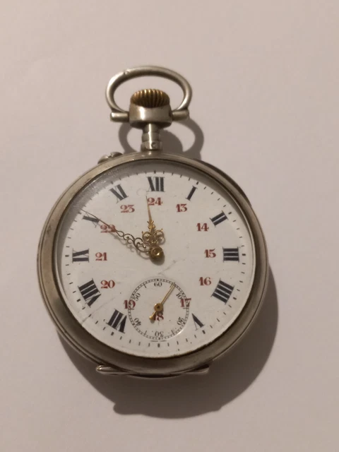 Magnifique Ancien Nécessaire De Toilette Argent Massif Poinçons G B 11 Oj