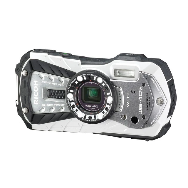 RICOH Waterproof digital camera RICOH WG-40 White(International Model)
