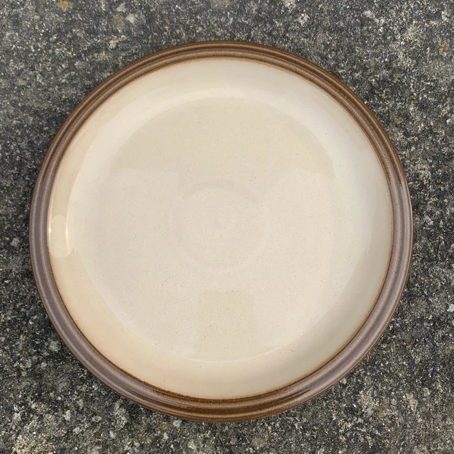 *Hardly Used* Denby Pampas Brown & Cream 10" Dinner Plate