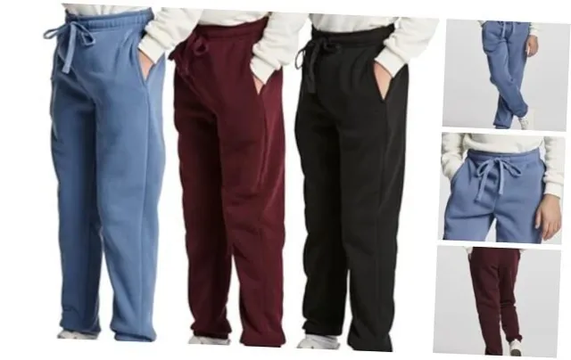 3 Pack: Boys Tech Fleece Jogger Sweatpants with Pockets - Youth Small Set 9