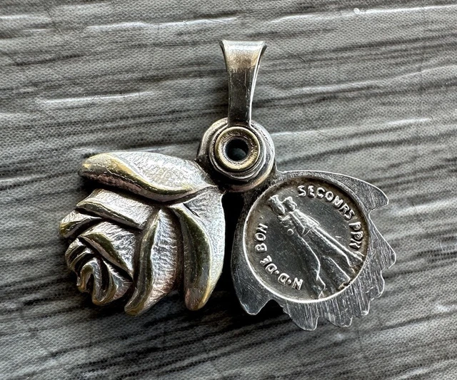 Médaille Religieuse Ancienne Notre Dame De Verdelais - Gironde - Argent - Pièce Unique