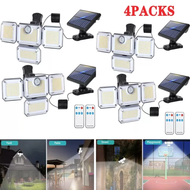 333 LED Solar Lights Outdoor garden Waterproof Motion Sensor Security Wall Lamp