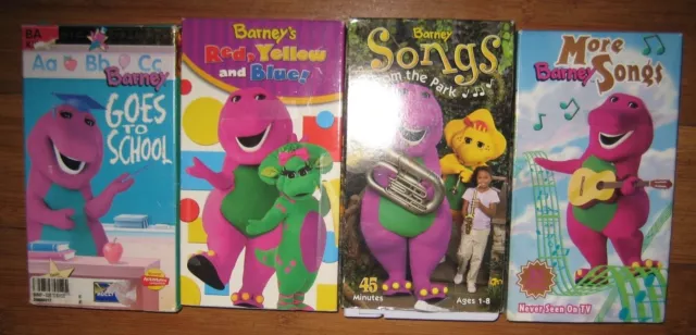 RARE BARNEY & Friends Vhs Tapes Huge Lot 17 Collectible HTF VTG ...